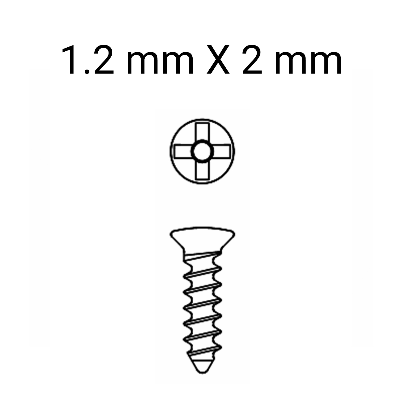 MINCRO SCREW 1.2 MM X 2MM