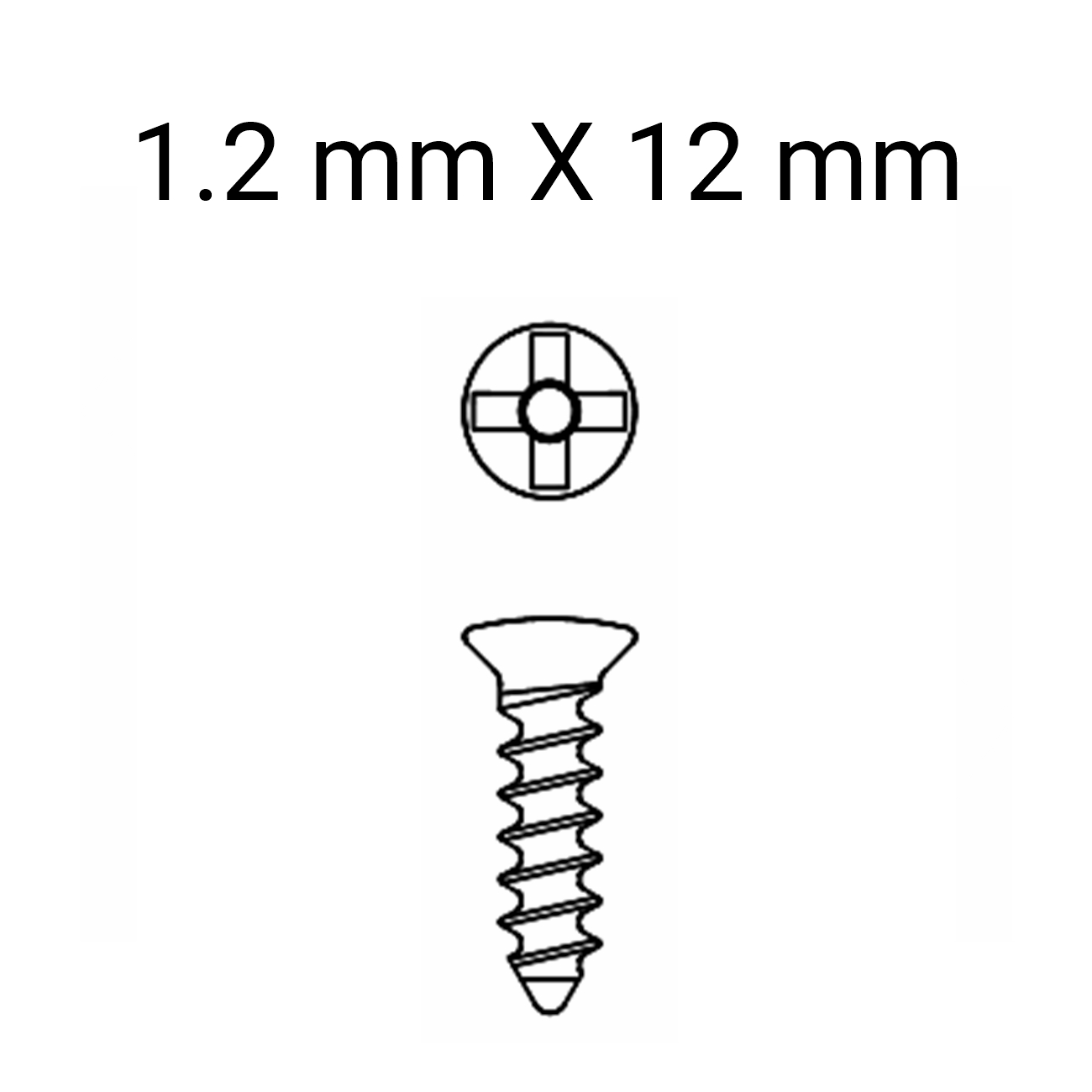 MINCRO SCREW 1.2MM X 12MM